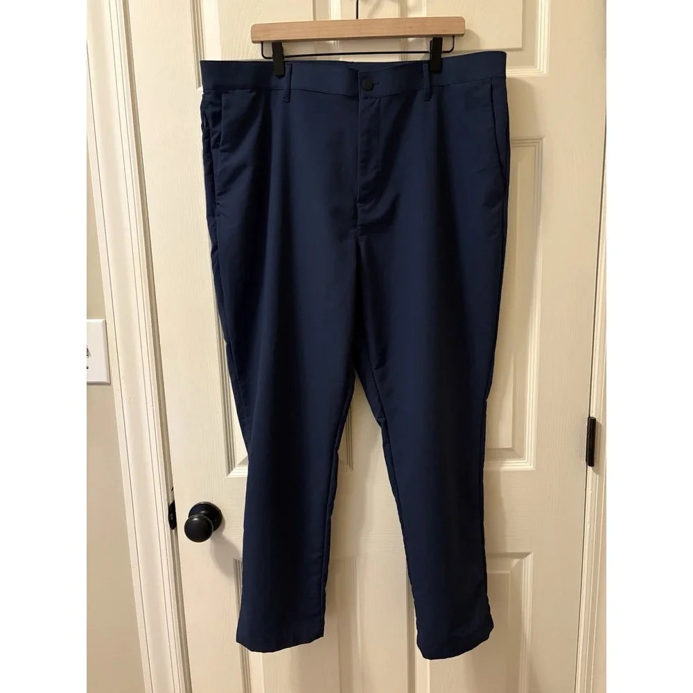Banana Republic Mens 40x30 Navy Blue Performance Chino Tech Pants 1557516